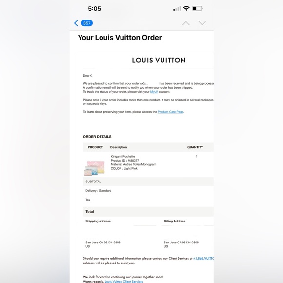 BNIB Louis Vuitton By The Pool Kirigami Pochette Giant Logo Monogram 3 PC Clutch - Picture 2 of 11